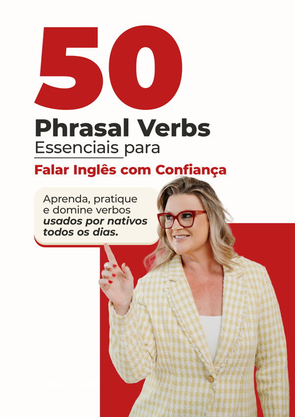 Capa do e-book 50 phrasal verbs essenciais para falar inglês com confiança